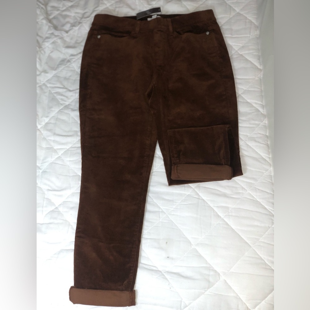Pull-On Corduroy Boyfriend Jeans